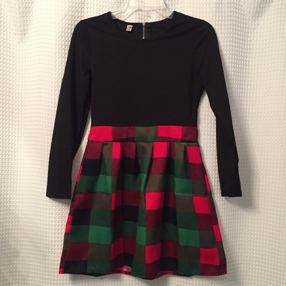 Christmas dress with matching belt